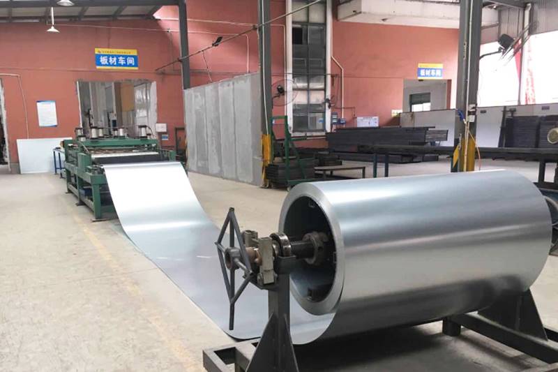 لفات ألواح الجدران، الأرضيات والفولاذ المجلفن