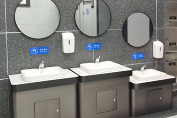 تركيب حوض الغسيل والإطار