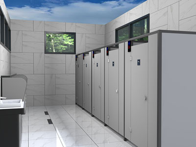 دورة مياه جاهزة عامة، S015-002