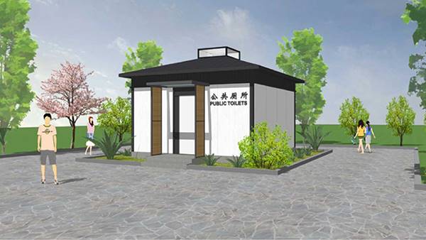 دورة مياه عامة جاهزة، 8CS