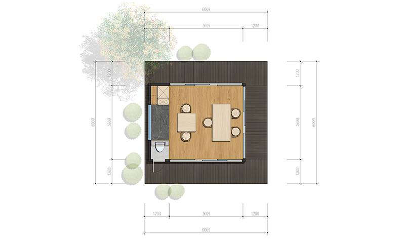 غرفة زجاجية جاهزة، فئة 36