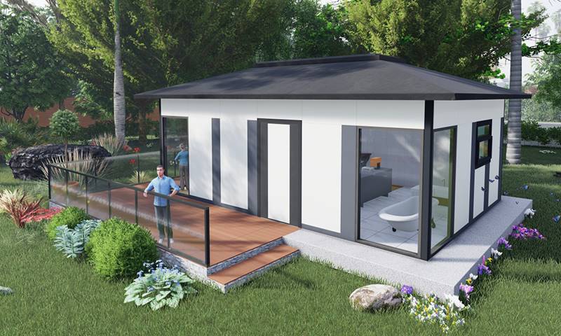 كوخ جاهز ذو تصميم فاخر