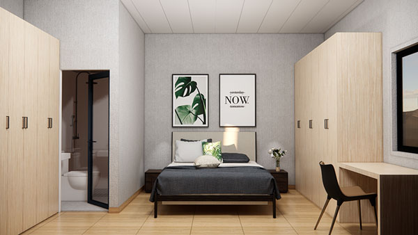 أكواخ جاهزة لقضاء العطلات، موديل 58